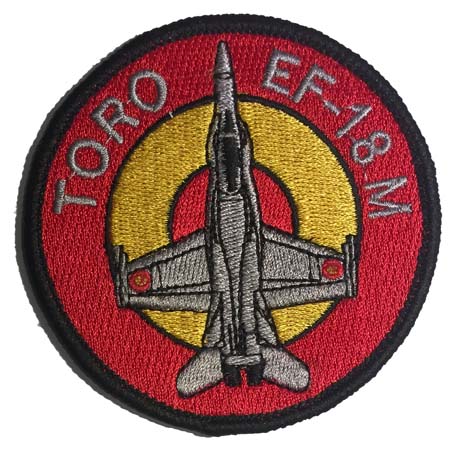 Escudo bordado EF-18M TORO Ala 15